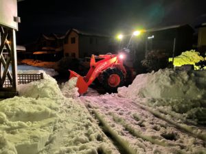 除雪車　雪害