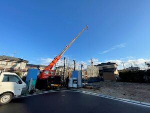 工事順調に進んでいます！五泉では建て方が行われました【阿賀野市・五泉現場レポート】