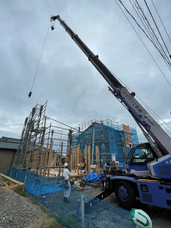 木工事も着々と進んでいます｜江南区長期優良住宅WAKURAS新築現場レポート