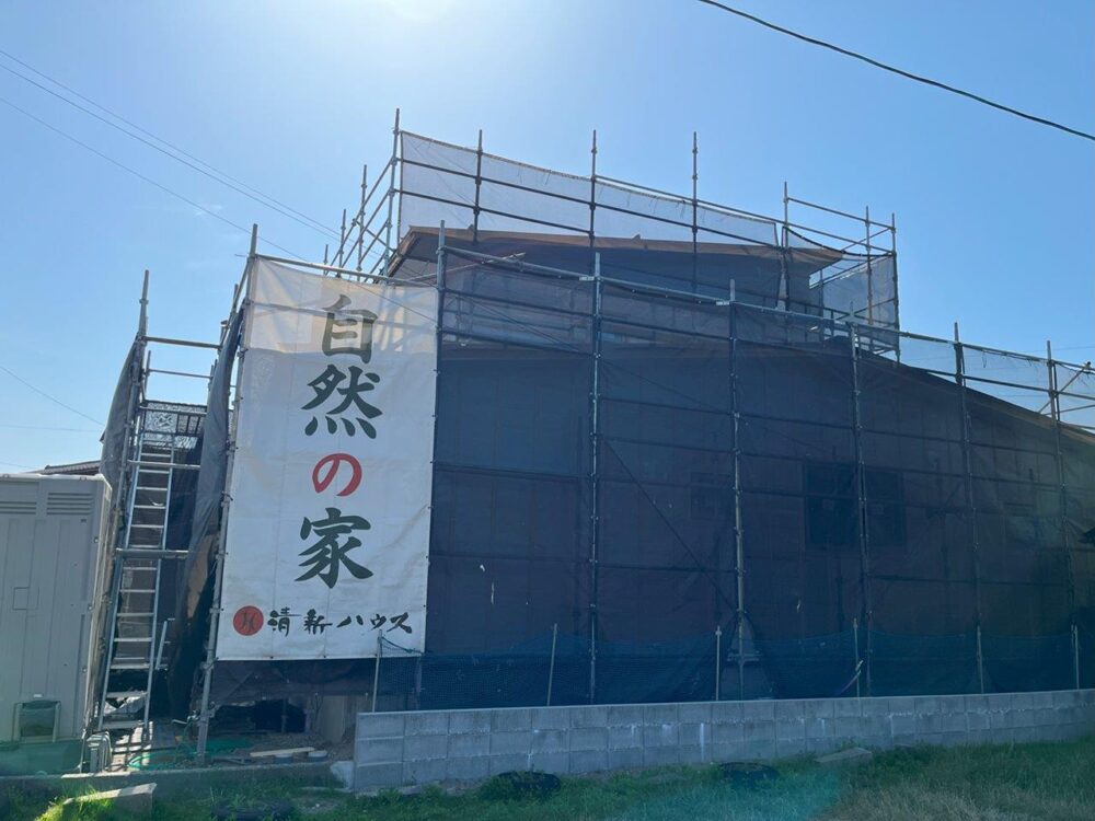 西区大野町　新築　内装工事　ウレタン施工①