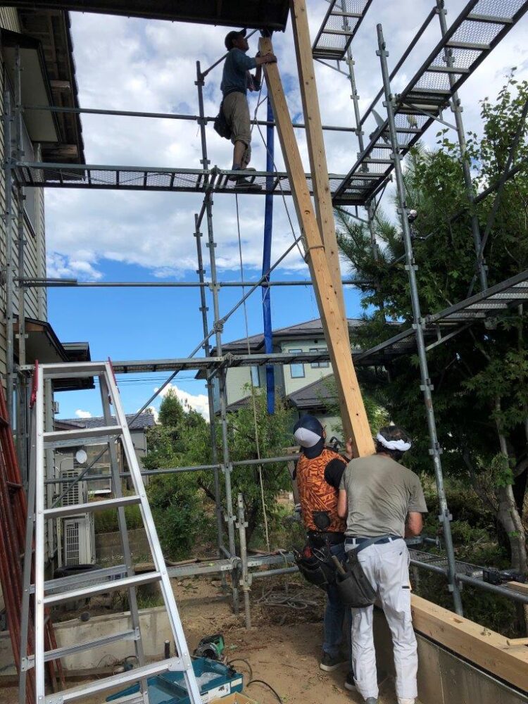 オーナー様宅でベランダの改修工事を行いました