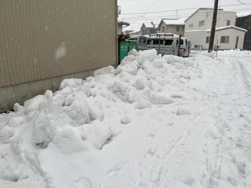 除雪　秋葉区　寒波　大雪