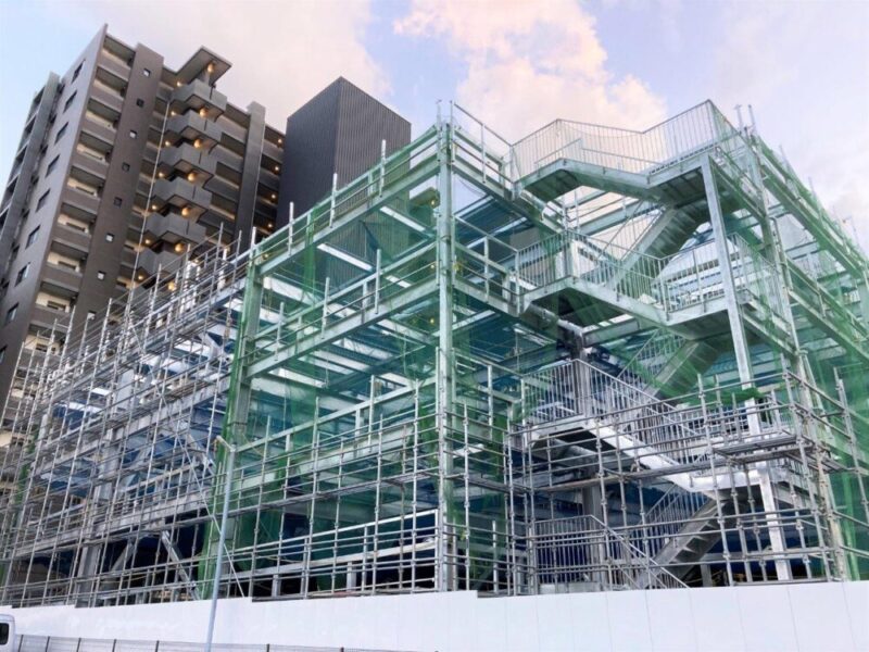 マンション　建設中